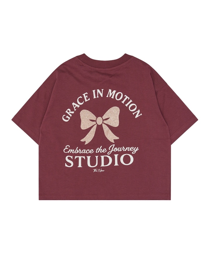 Meisjes T-shirt bordeaux