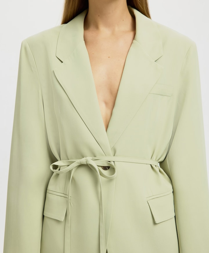 Dames blazer groen