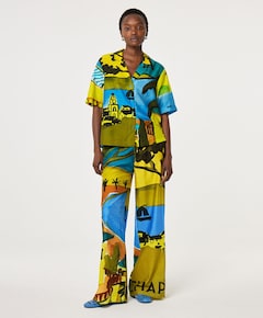 Brent dames broek geel