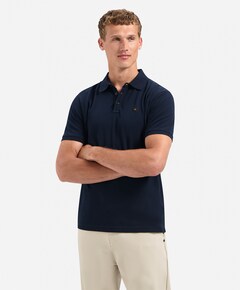 Heren polo blauw
