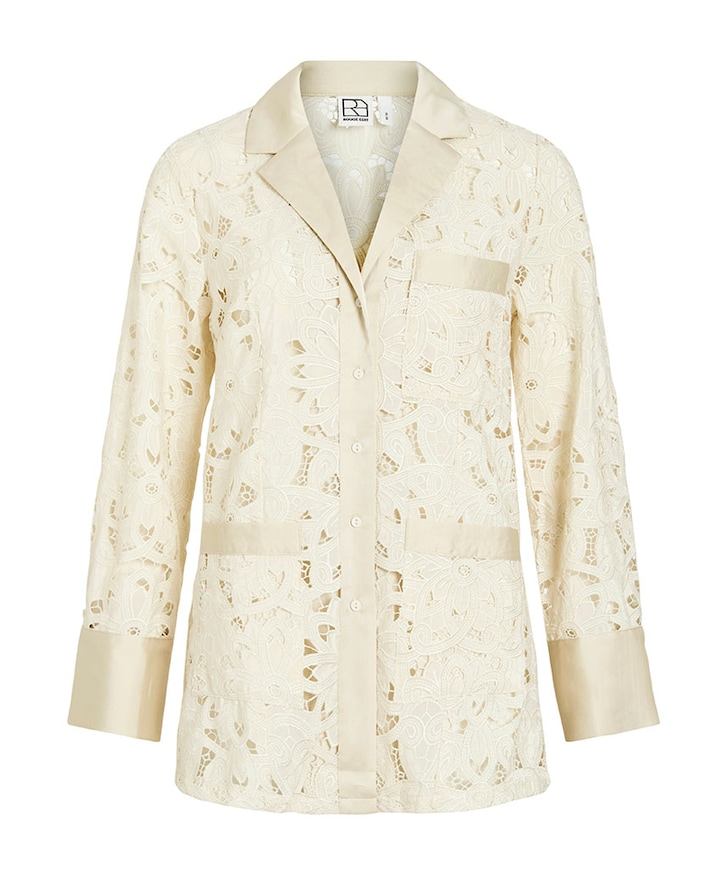 Dames blouse beige
