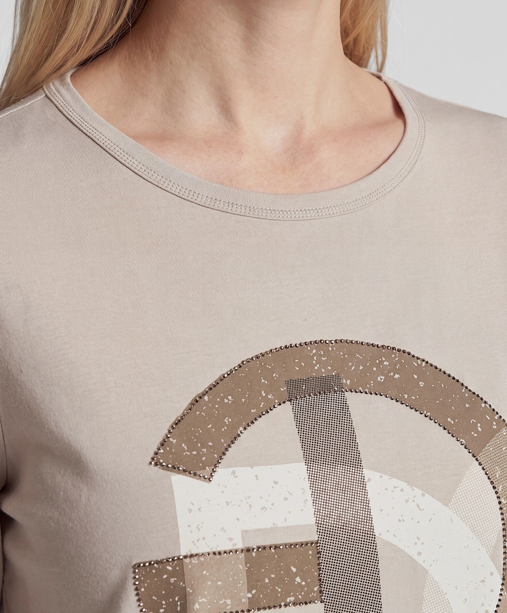 Dames longsleeve grijs
