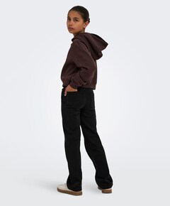 KOGJUICY-WAUW HW WIDE DNM GUA006 NO meisjes jeans zwart