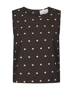 Dames top bruin