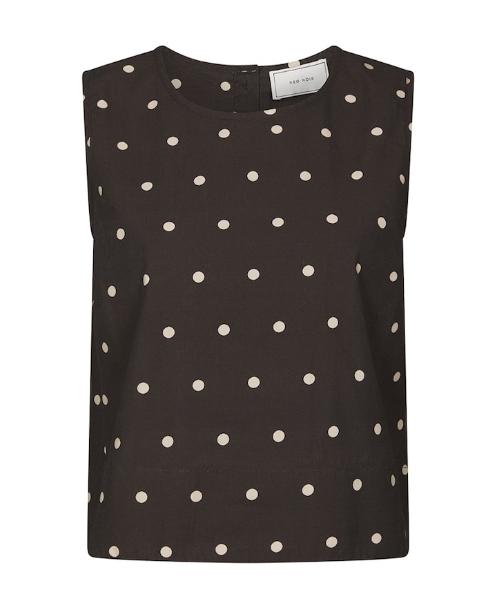 Dames top bruin
