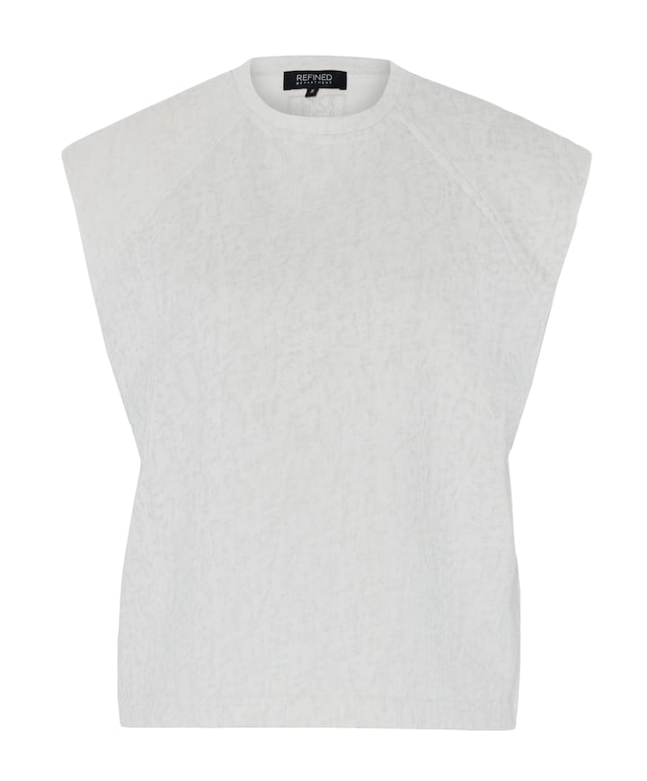 Dames top ecru