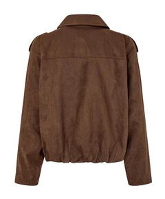 Dames jas bruin