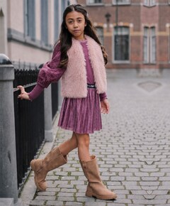 Meisjes rok bordeaux