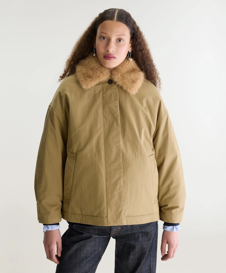 Dames jas groen