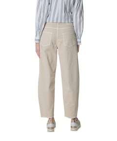 Mara Tapered Detail dames broek beige