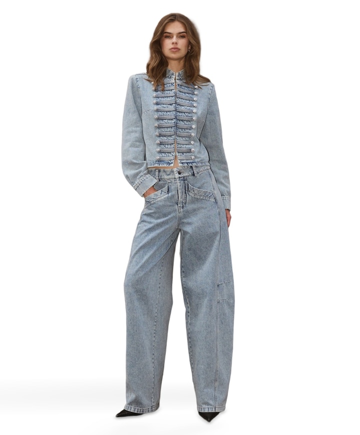 JacksonCC Barrel Jeans dames jeans blauw