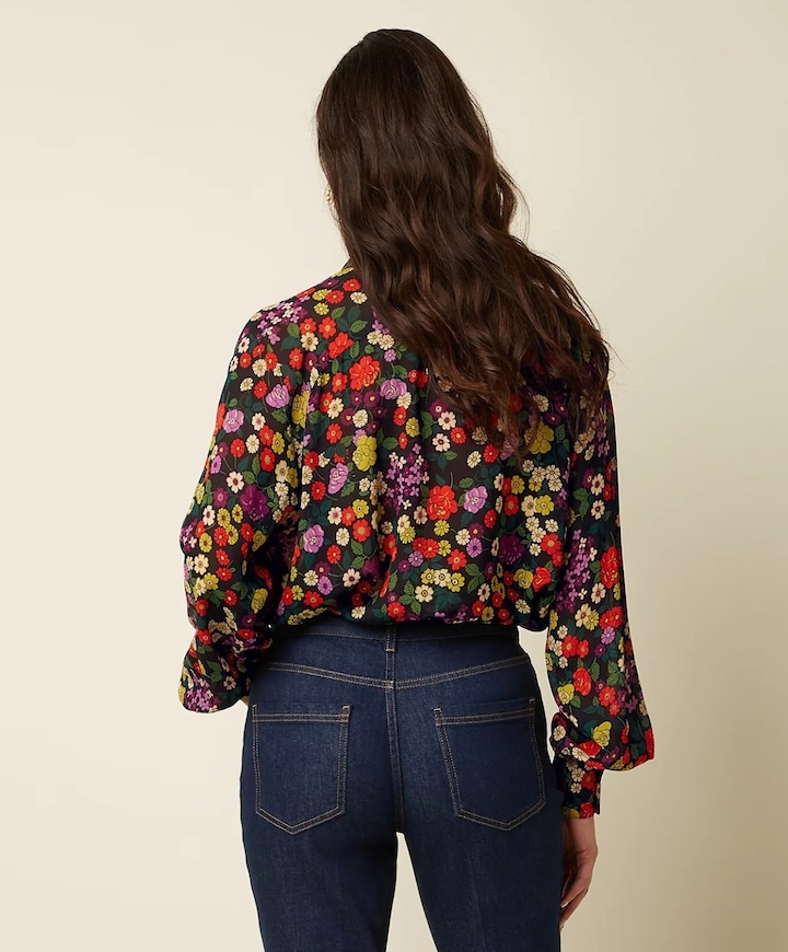 Dames blouse multicolor