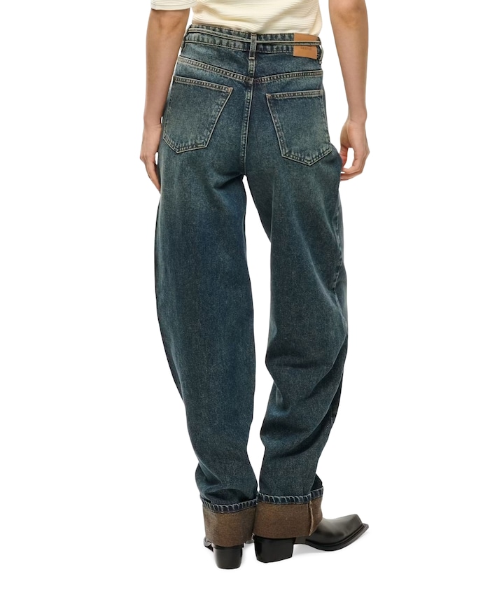 GZsusara HW barrel dames jeans blauw