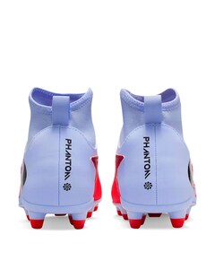 Jr Phantom 6 High Club Fg/mg jongens voetbalschoenen blauw