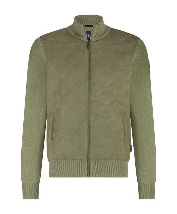 Heren vest groen
