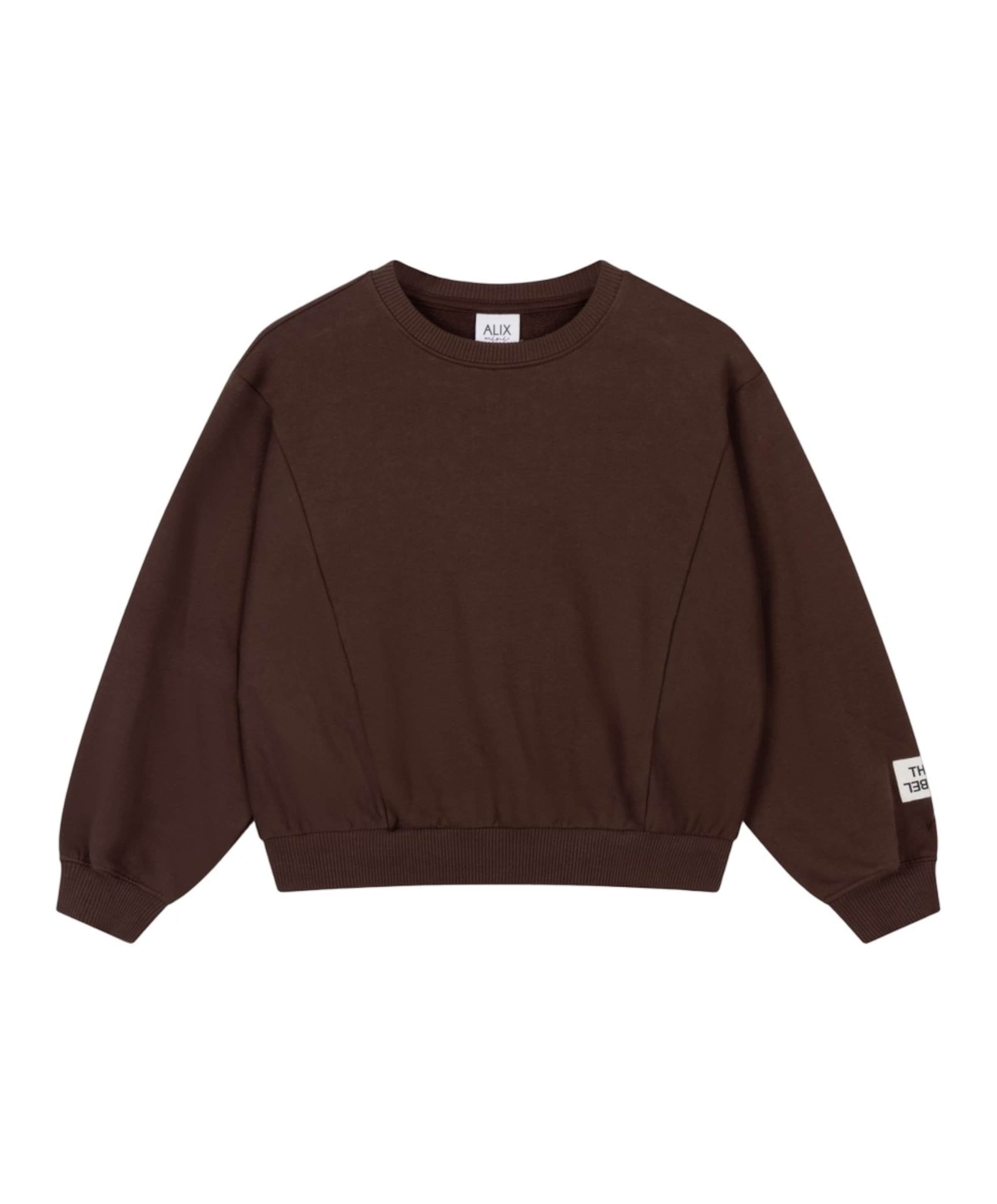 Meisjes sweater bruin