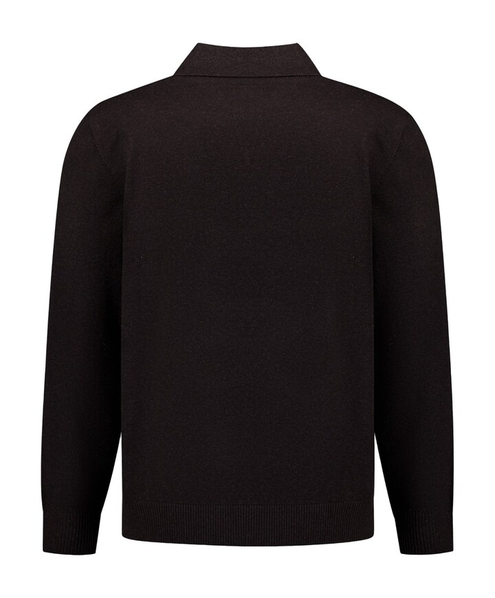 Heren polo bruin