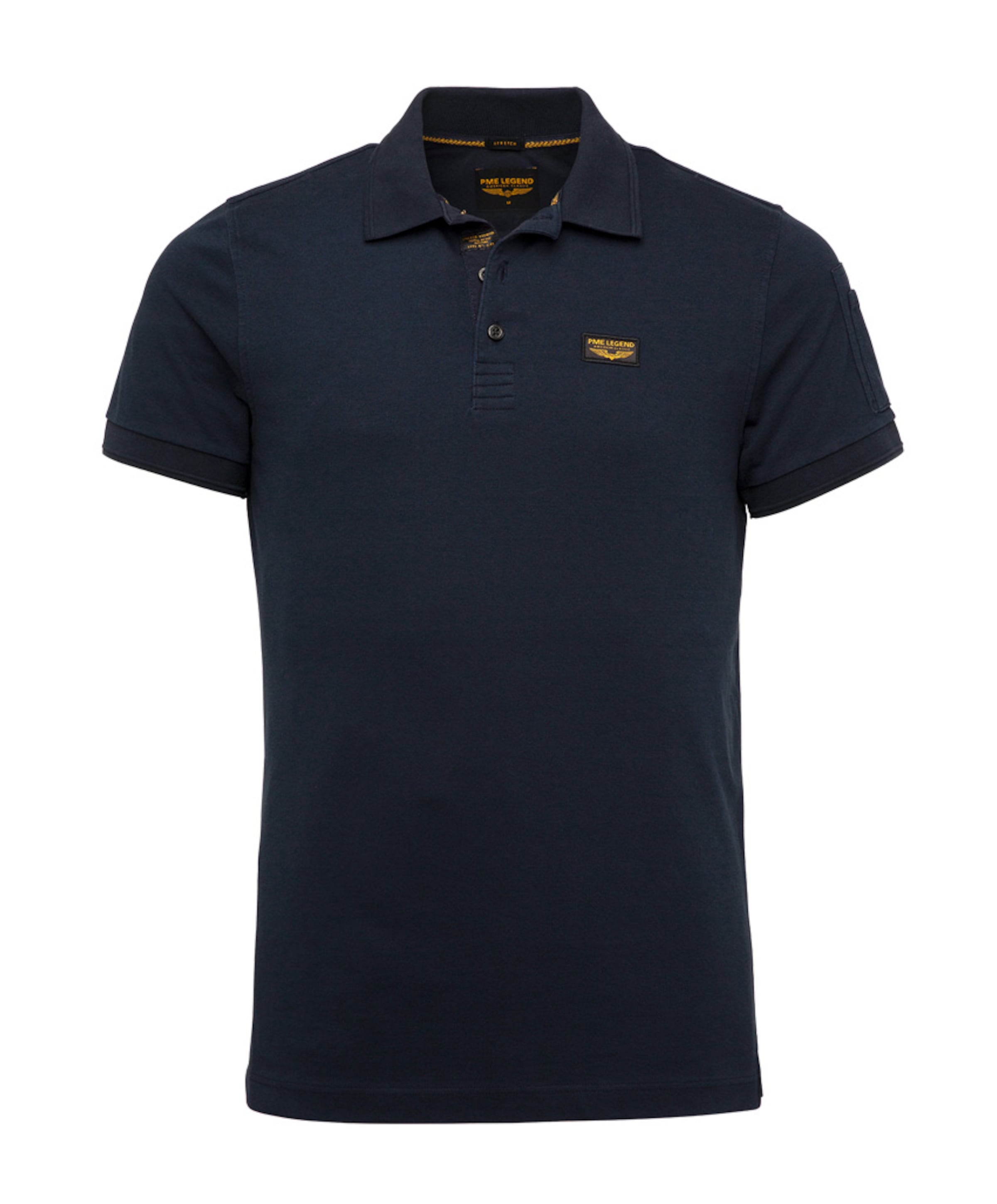 Heren polo blauw