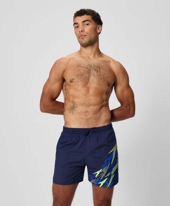 Heren zwemshort blauw