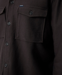Heren overshirt bruin