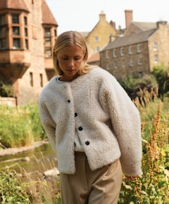 Dames jas beige