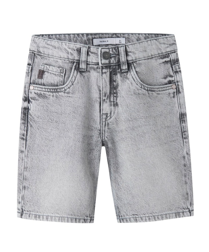 NKMRYAN REG L DNM 6750-DM NO jongens korte broek grijs