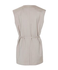 Dames gilet beige
