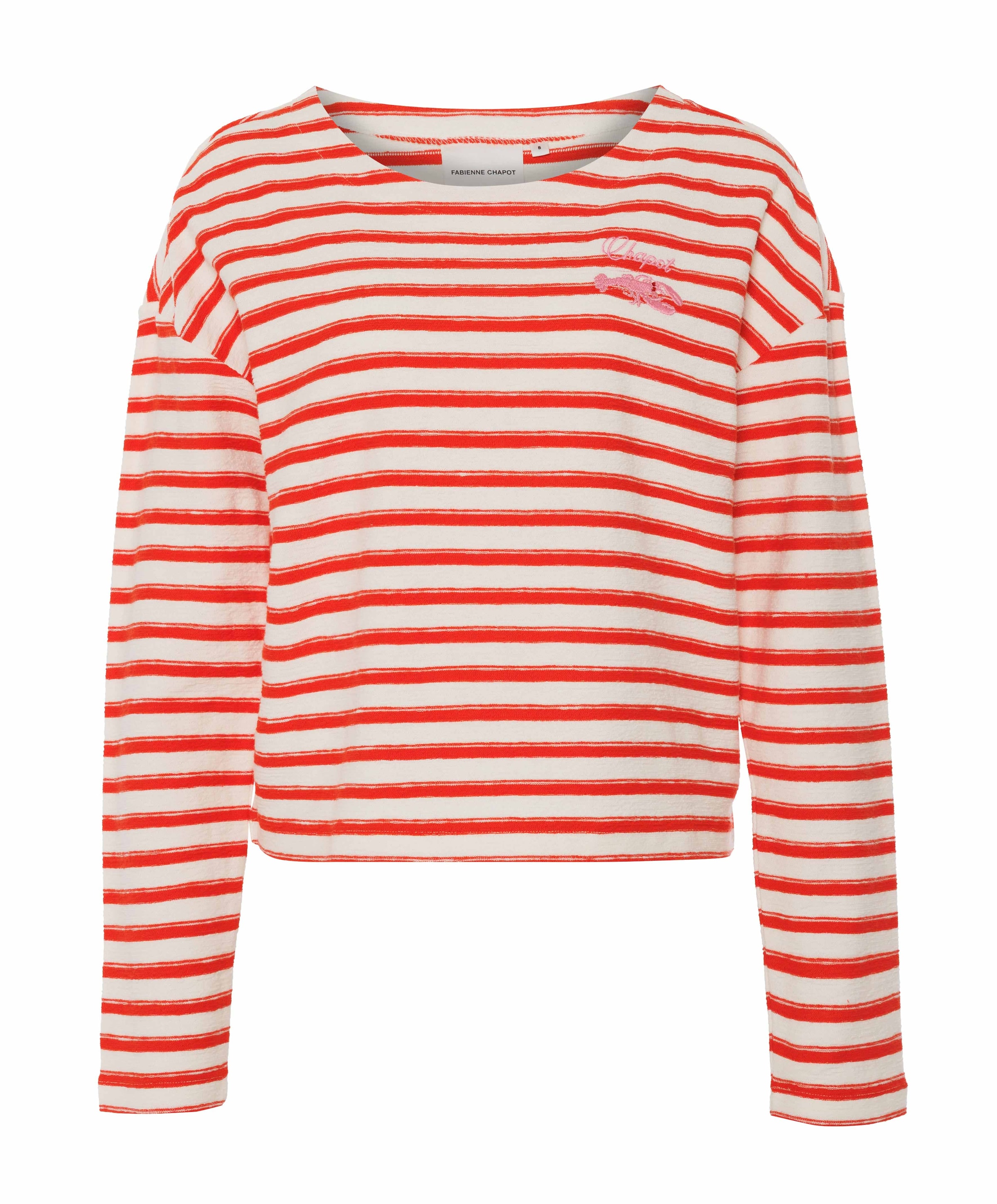 Dames longsleeve oranje