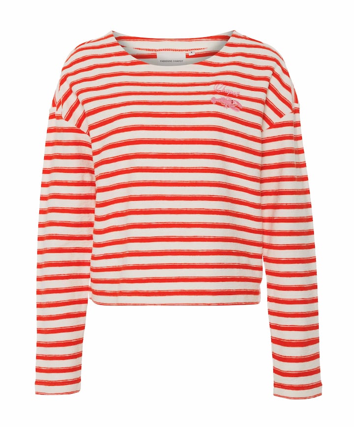 Dames longsleeve oranje