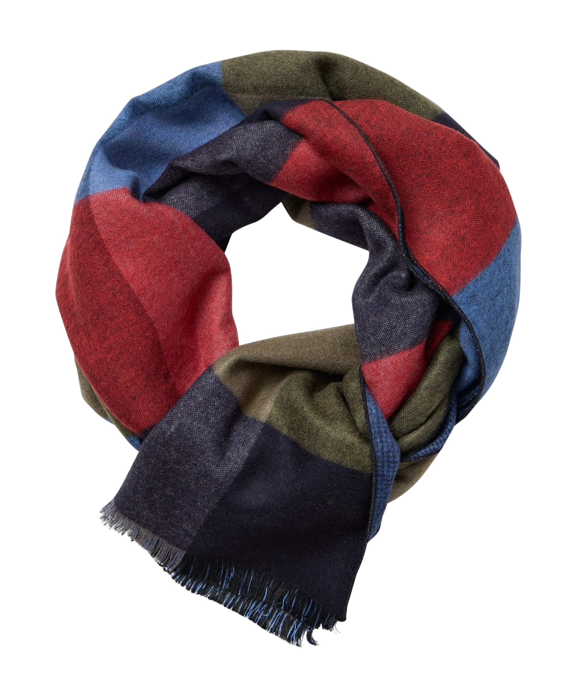 Heren sjaal blauw