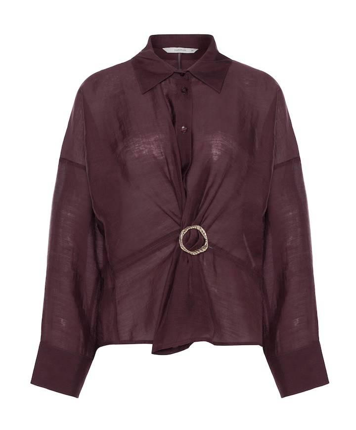 Dames blouse bordeaux