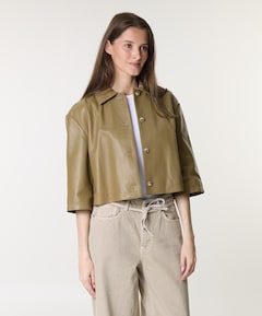 Dames jas groen