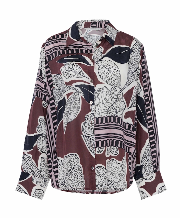 Dames blouse bordeaux