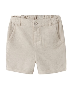 NMMFAHER jongens korte broek beige