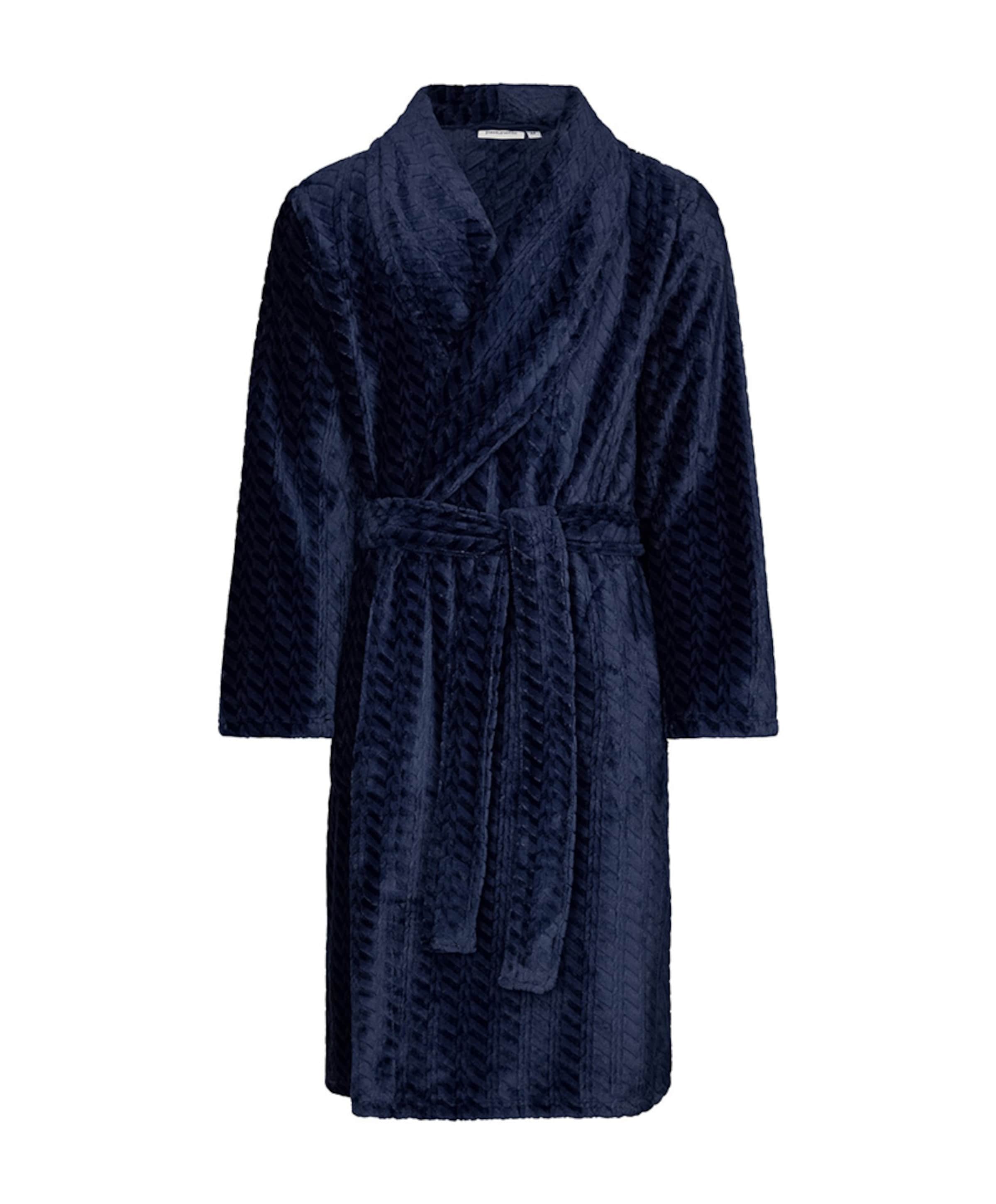 Heren ochtendjas blauw