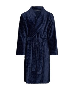 Heren ochtendjas blauw
