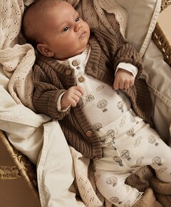 Uniseks babypakje  ecru