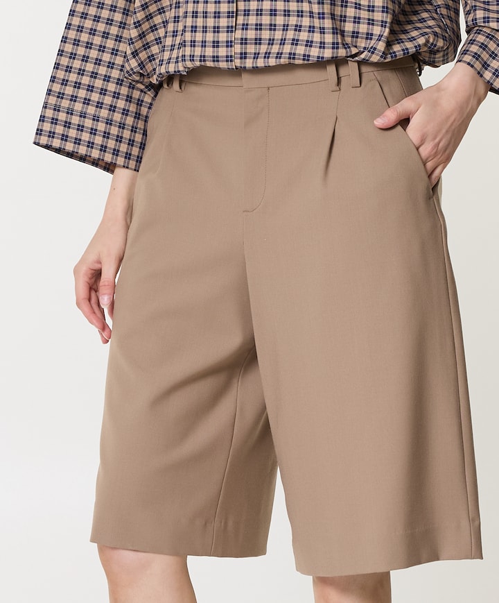 dames bermuda beige