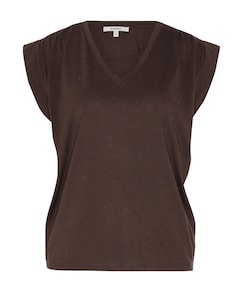 Dames T-shirt bruin