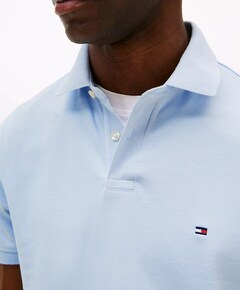 Heren polo blauw