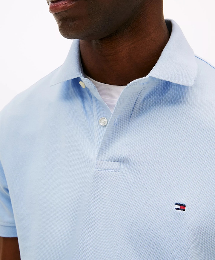 Heren polo blauw