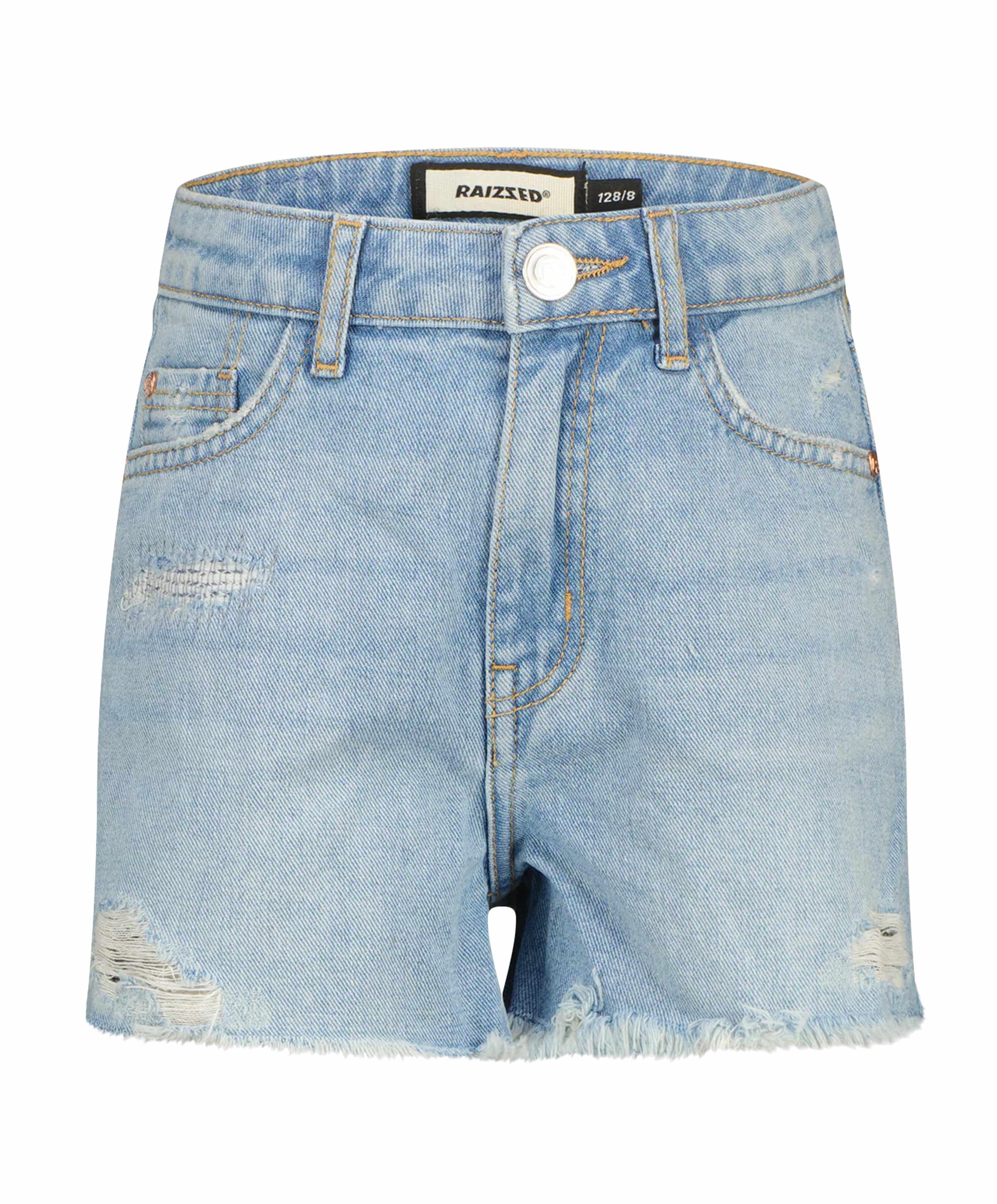 Paramaribo Crafted meisjes korte broek blauw
