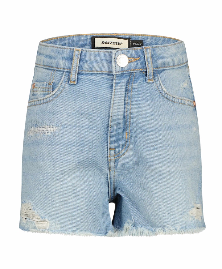 Paramaribo Crafted meisjes korte broek blauw