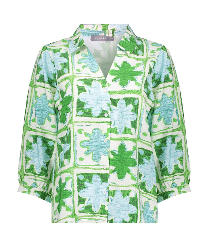 Dames blouse groen