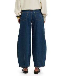 SLWBARREL LOOSE NANET MID BLUE HW J dames jeans blauw