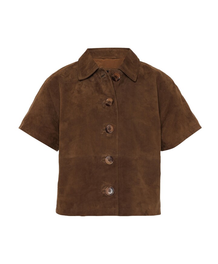 Dames blouse bruin