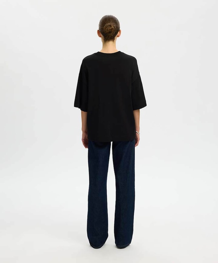Dames T-shirt zwart