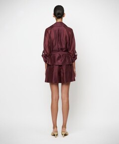 Dames jas bordeaux