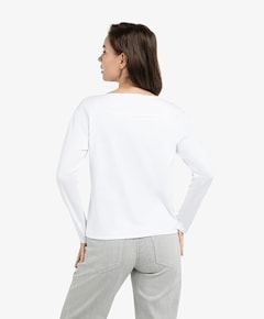 Dames longsleeve wit