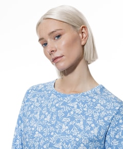 Dames nachthemd blauw